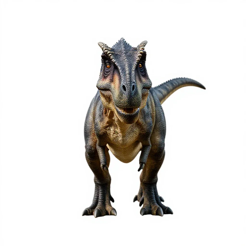 Bone-headed dinosaur isolated on a white background