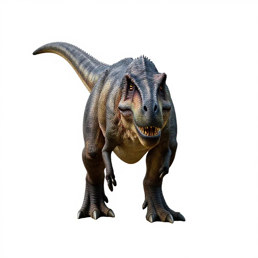 Carnosaur isolated on a white background