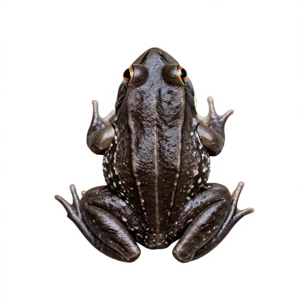 Cascades frog isolated on a white background