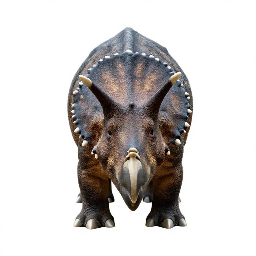 Ceratopsian isolated on a white background