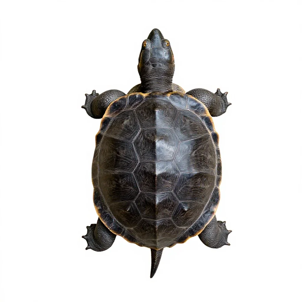 Chelonian isolated on a white background