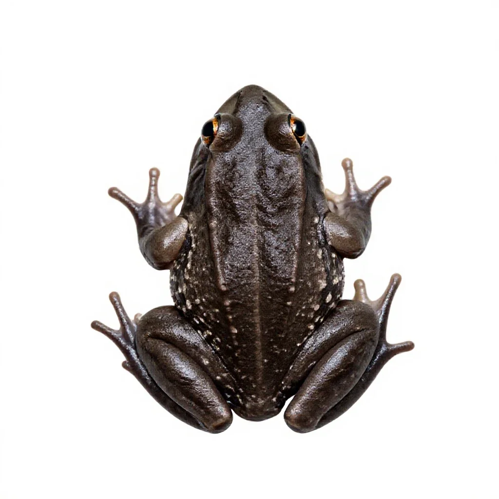 Chorus frog isolated on a white background