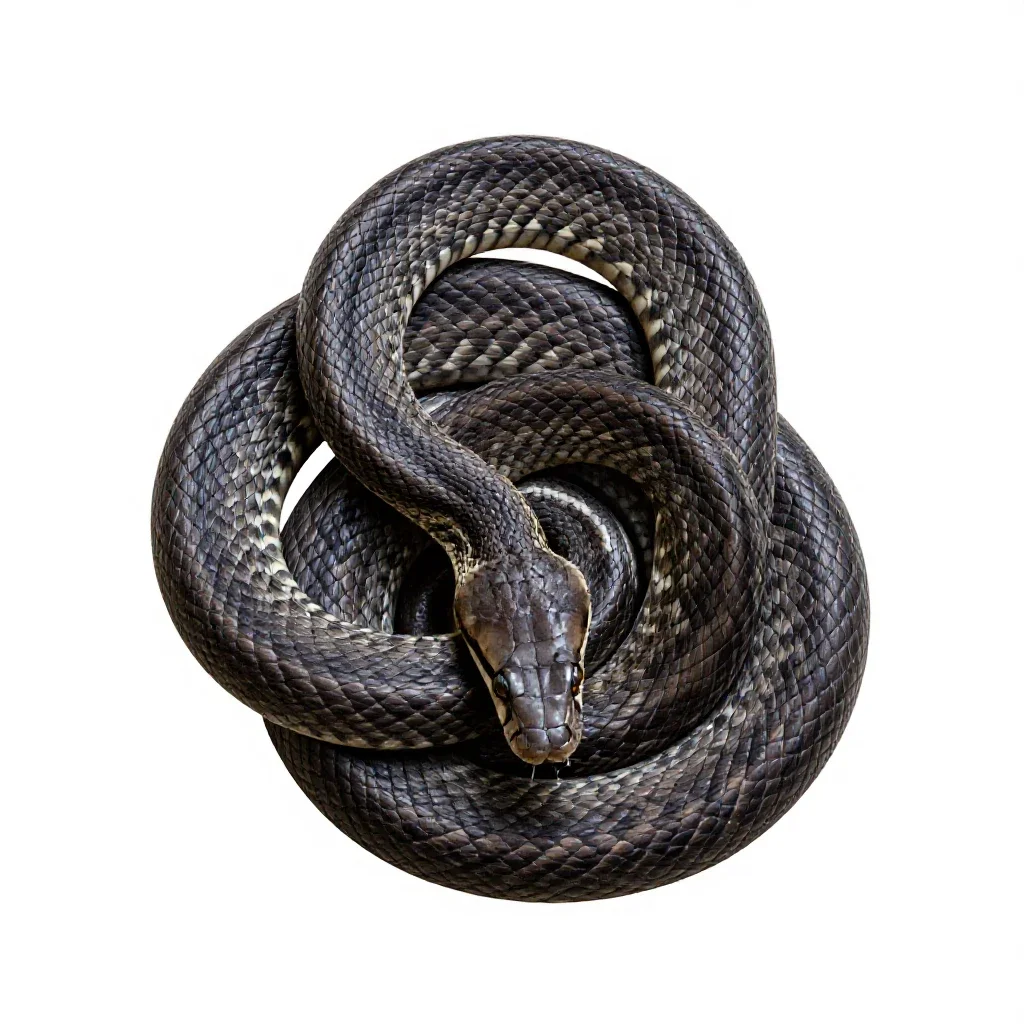 Constrictor isolated on a white background