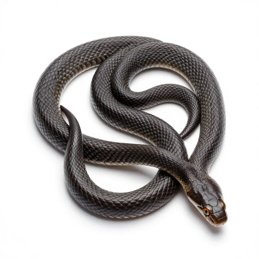 Corn snake isolated on a white background