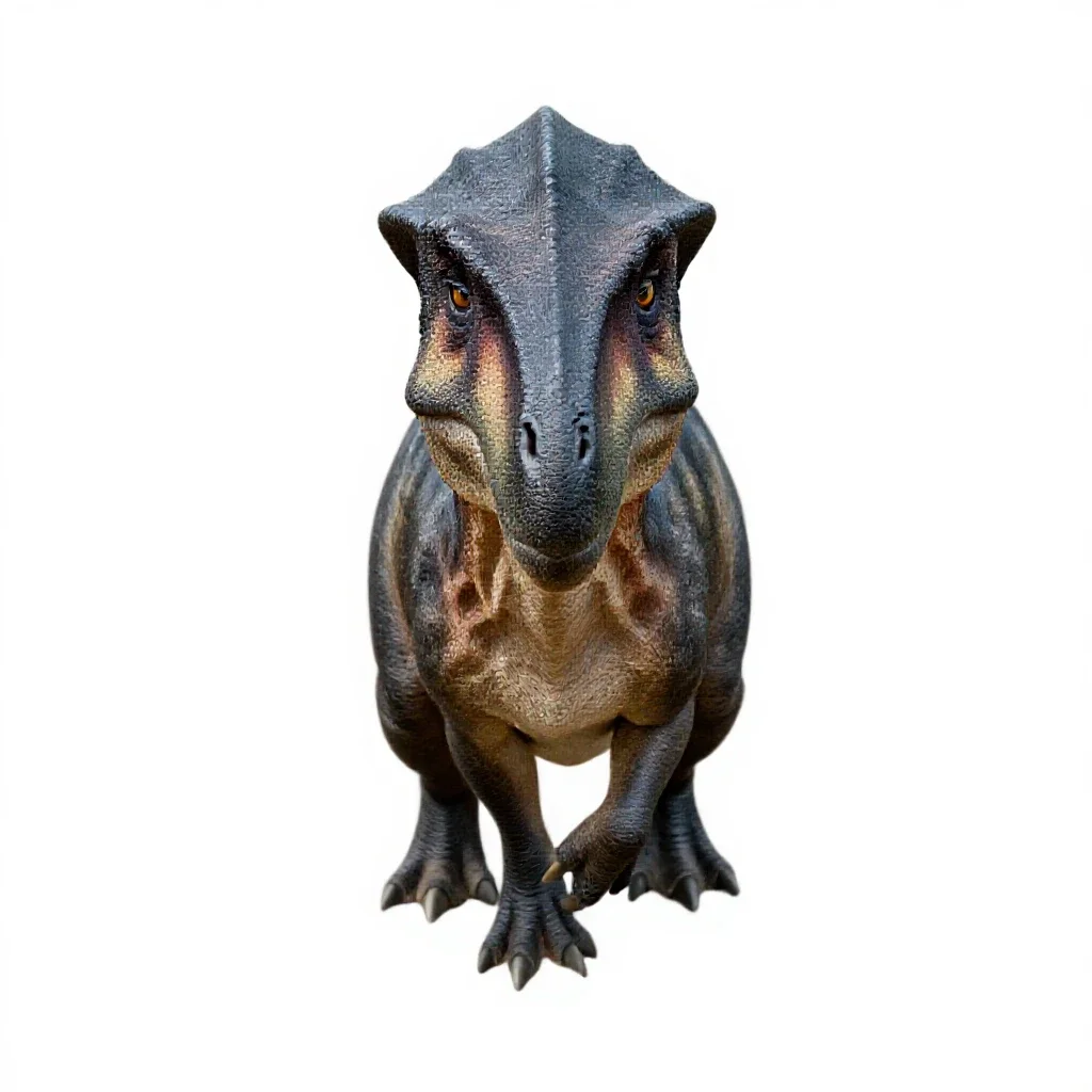 Corythosaur isolated on a white background