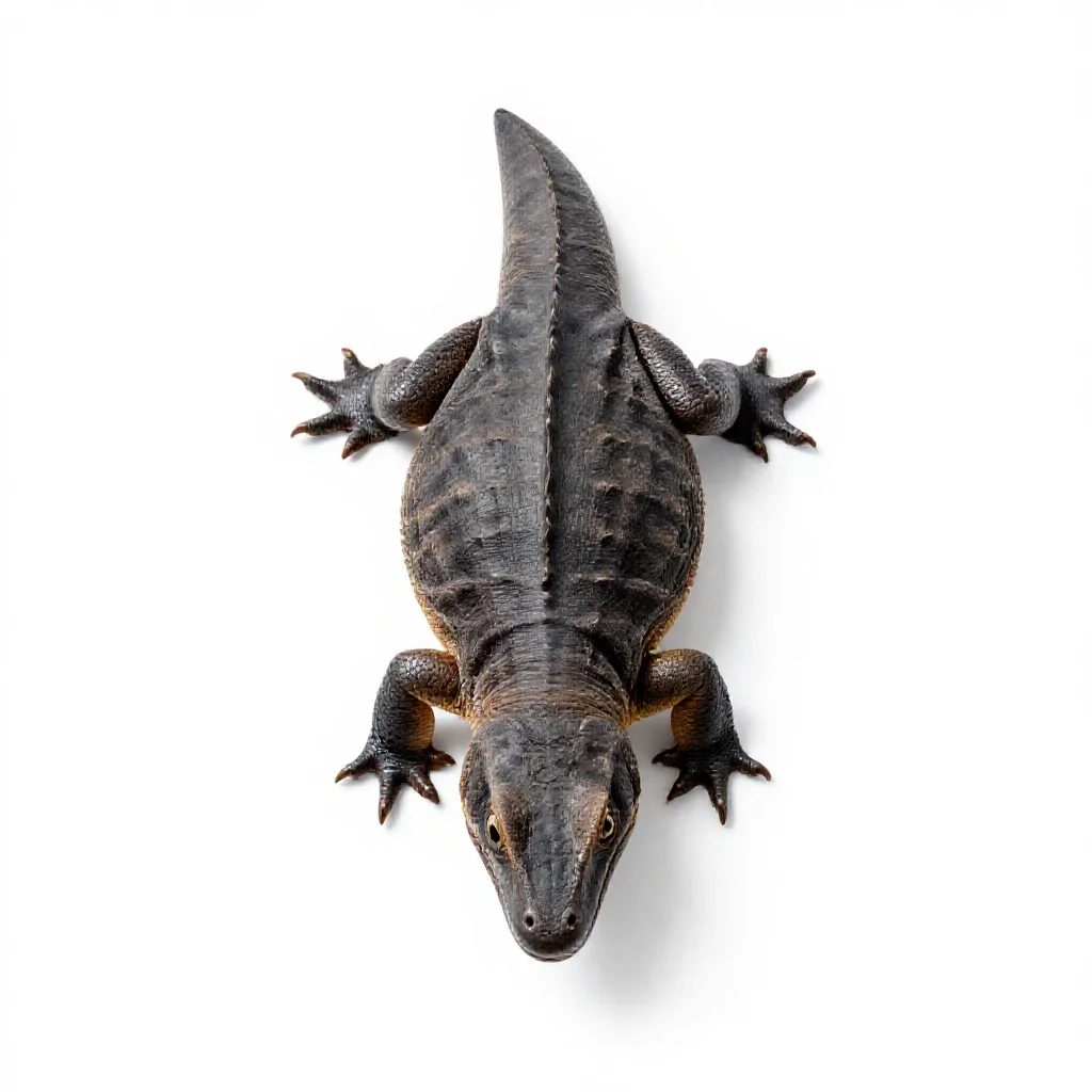 Diapsid isolated on a white background