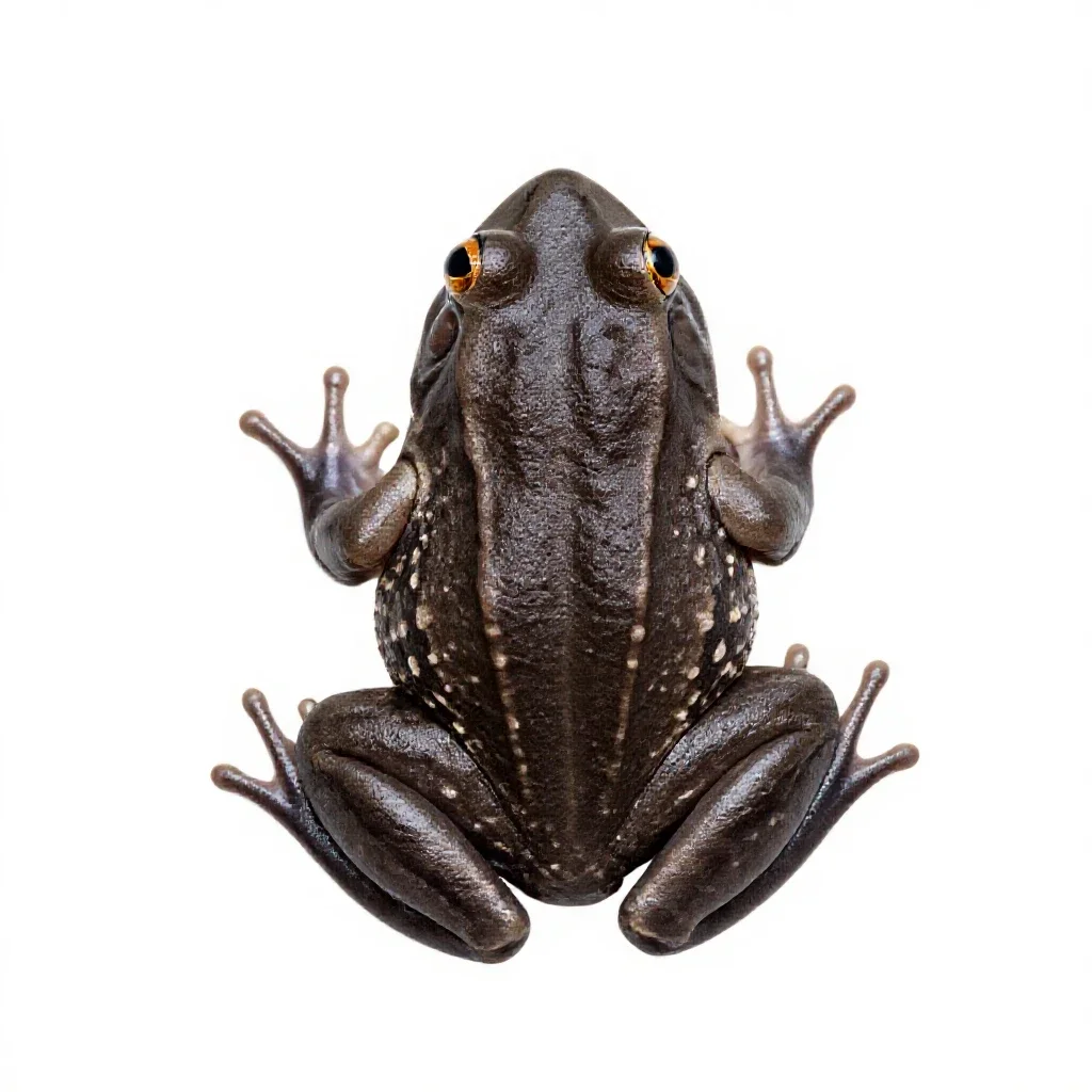 Frog isolated on a white background