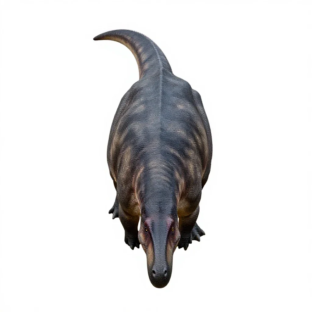 Hadrosaur isolated on a white background