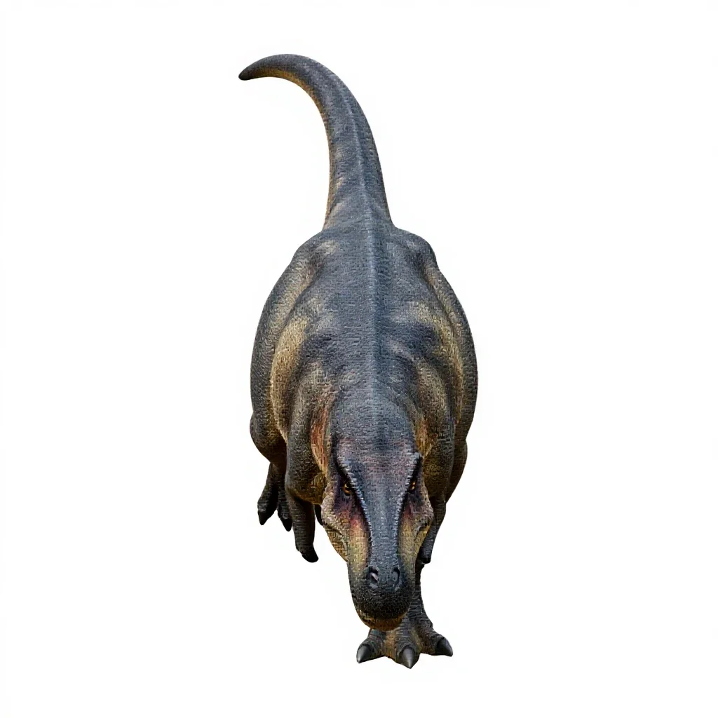 Herrerasaur isolated on a white background