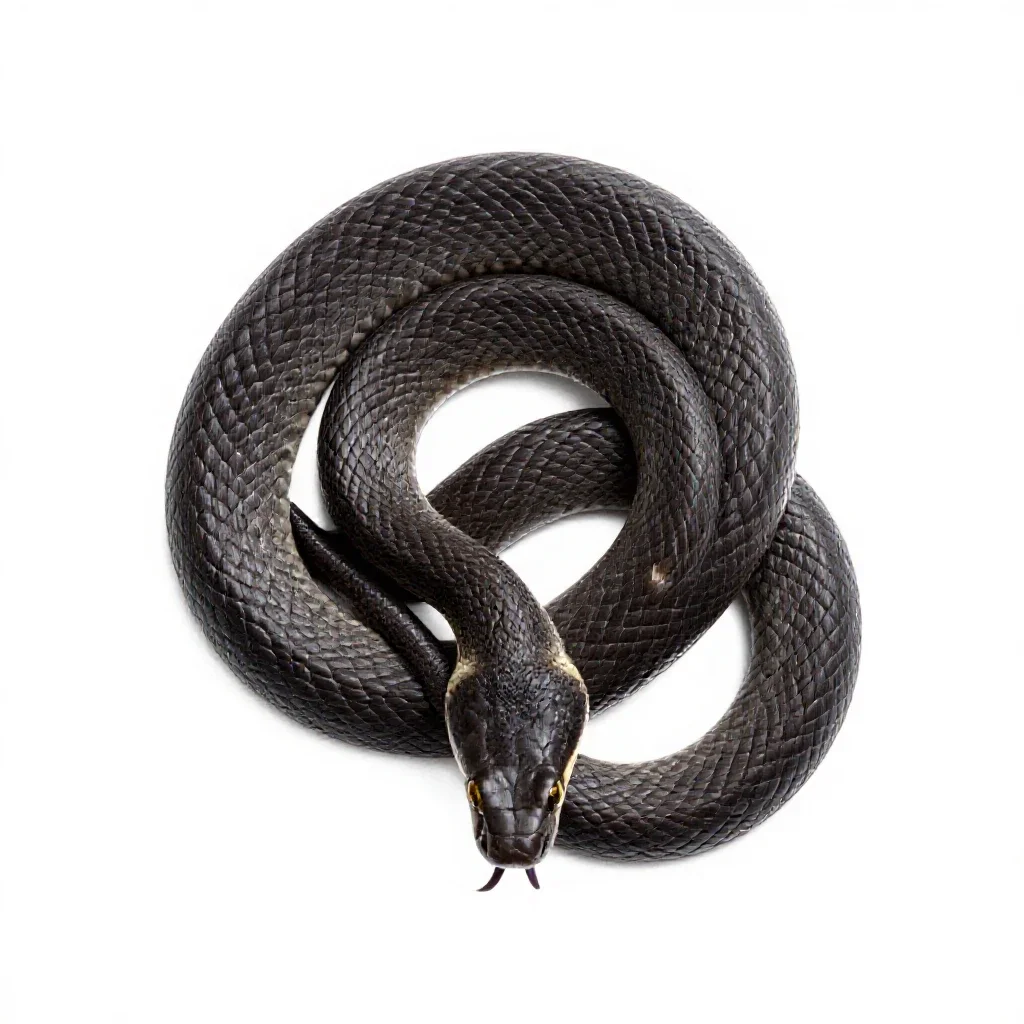 Mamba isolated on a white background