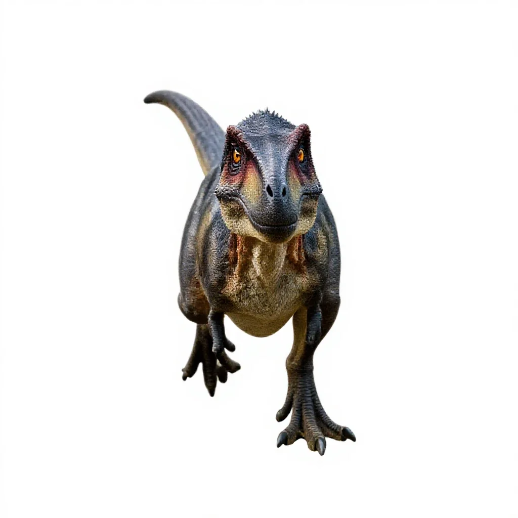 Maniraptor isolated on a white background
