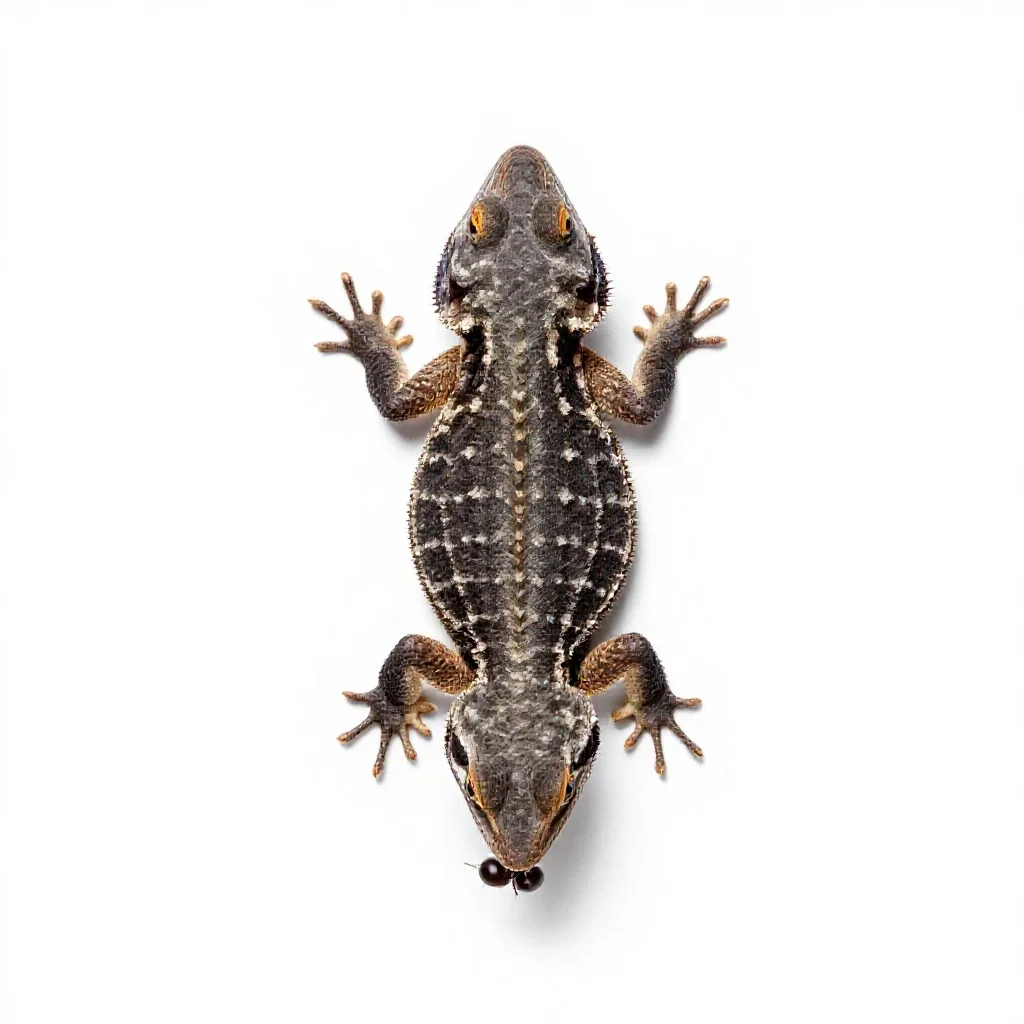 Mountain devil isolated on a white background