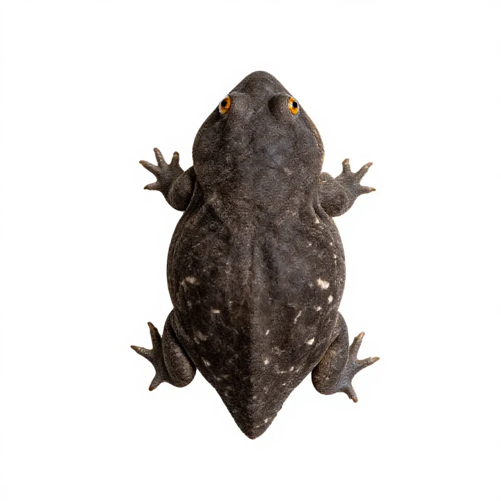 Plains spadefoot isolated on a white background