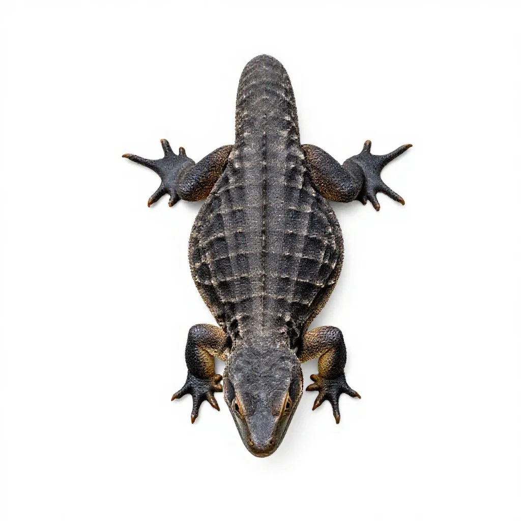 Reptile isolated on a white background