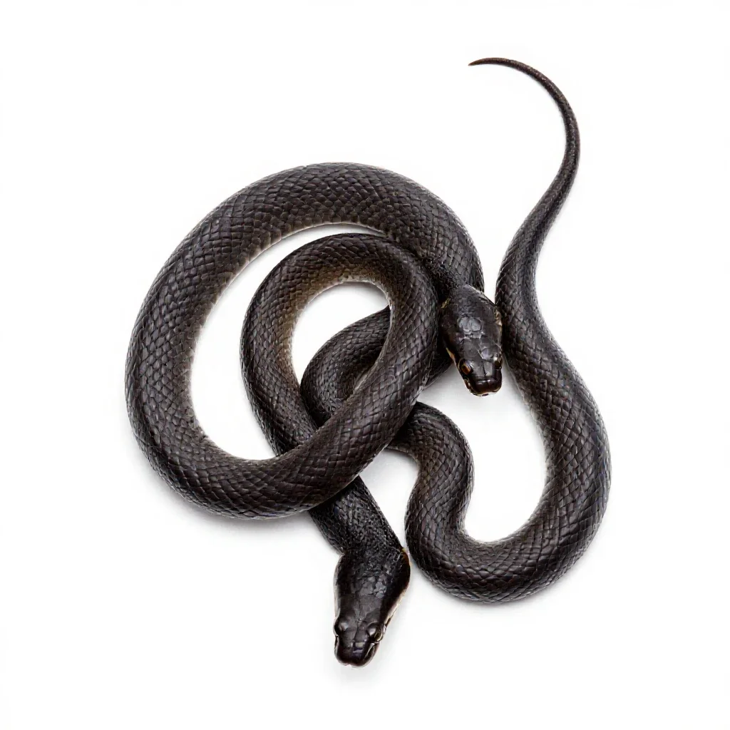 Sea snake isolated on a white background