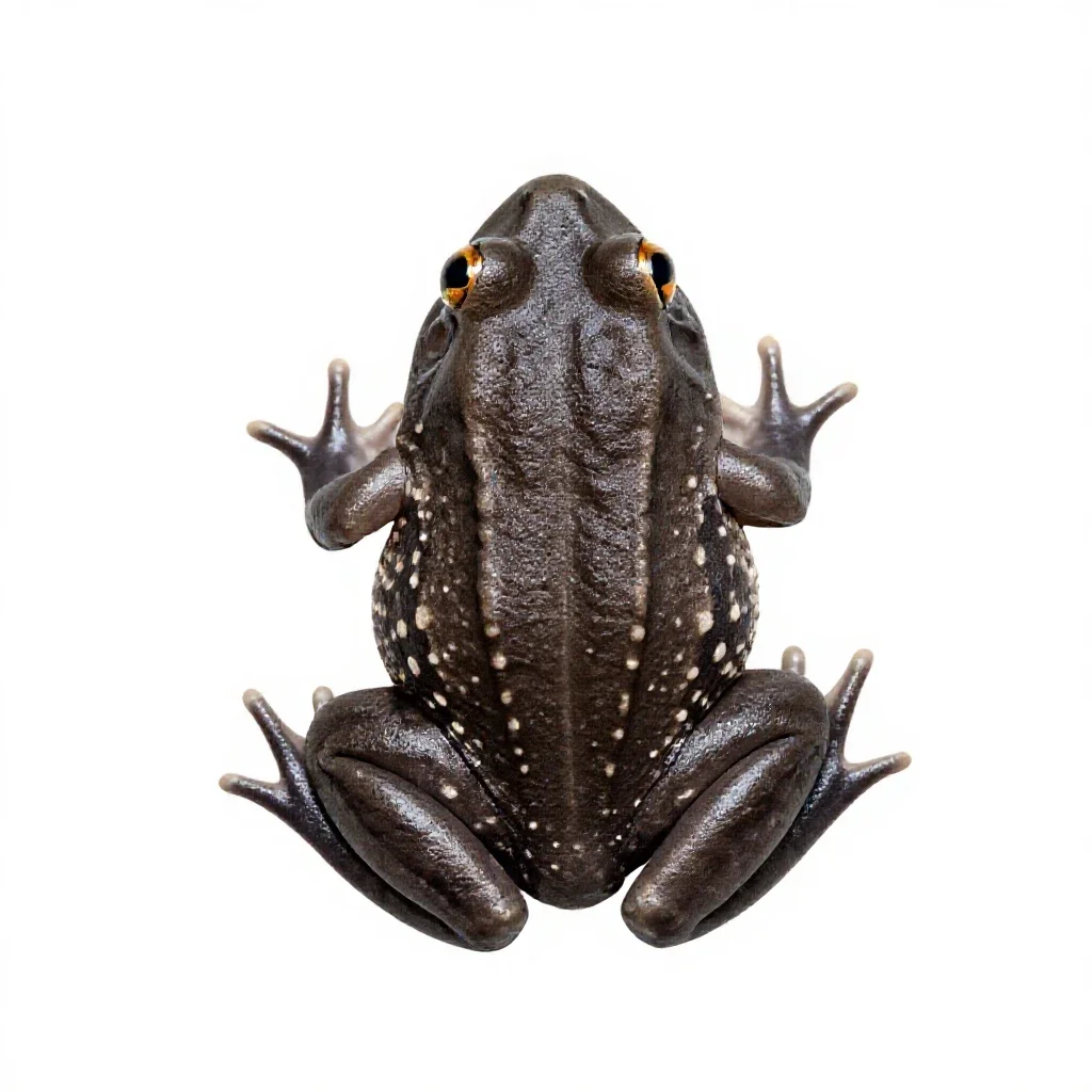 Sheep frog isolated on a white background