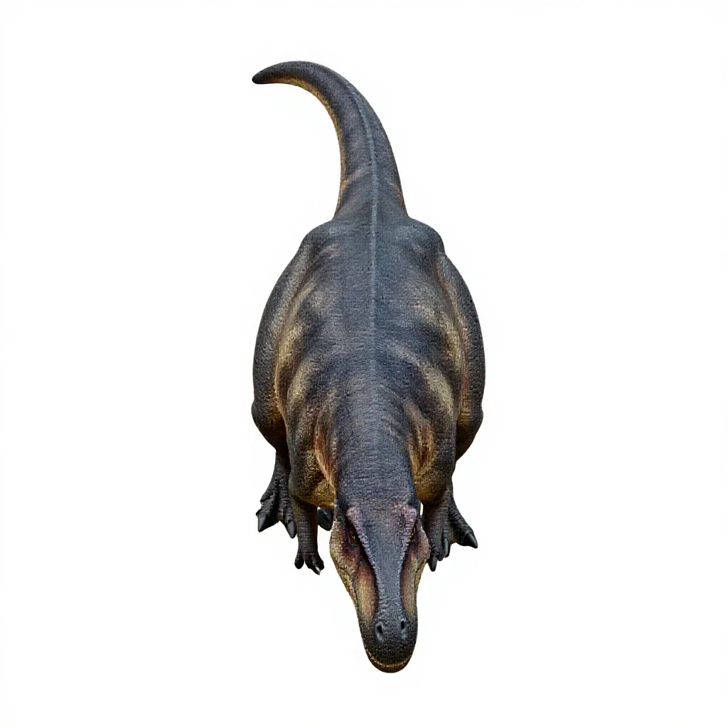 Staurikosaur isolated on a white background