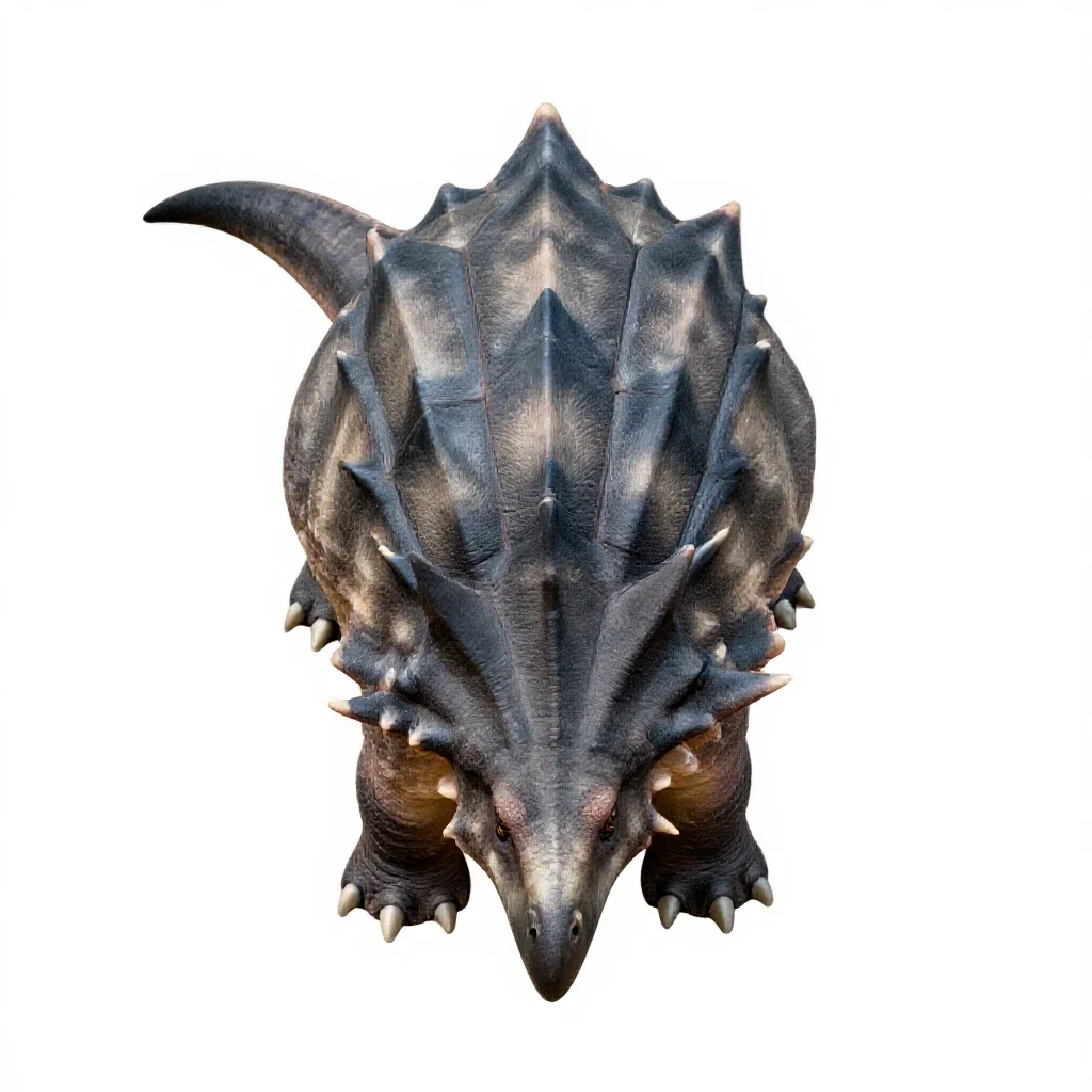 Stegosaur isolated on a white background