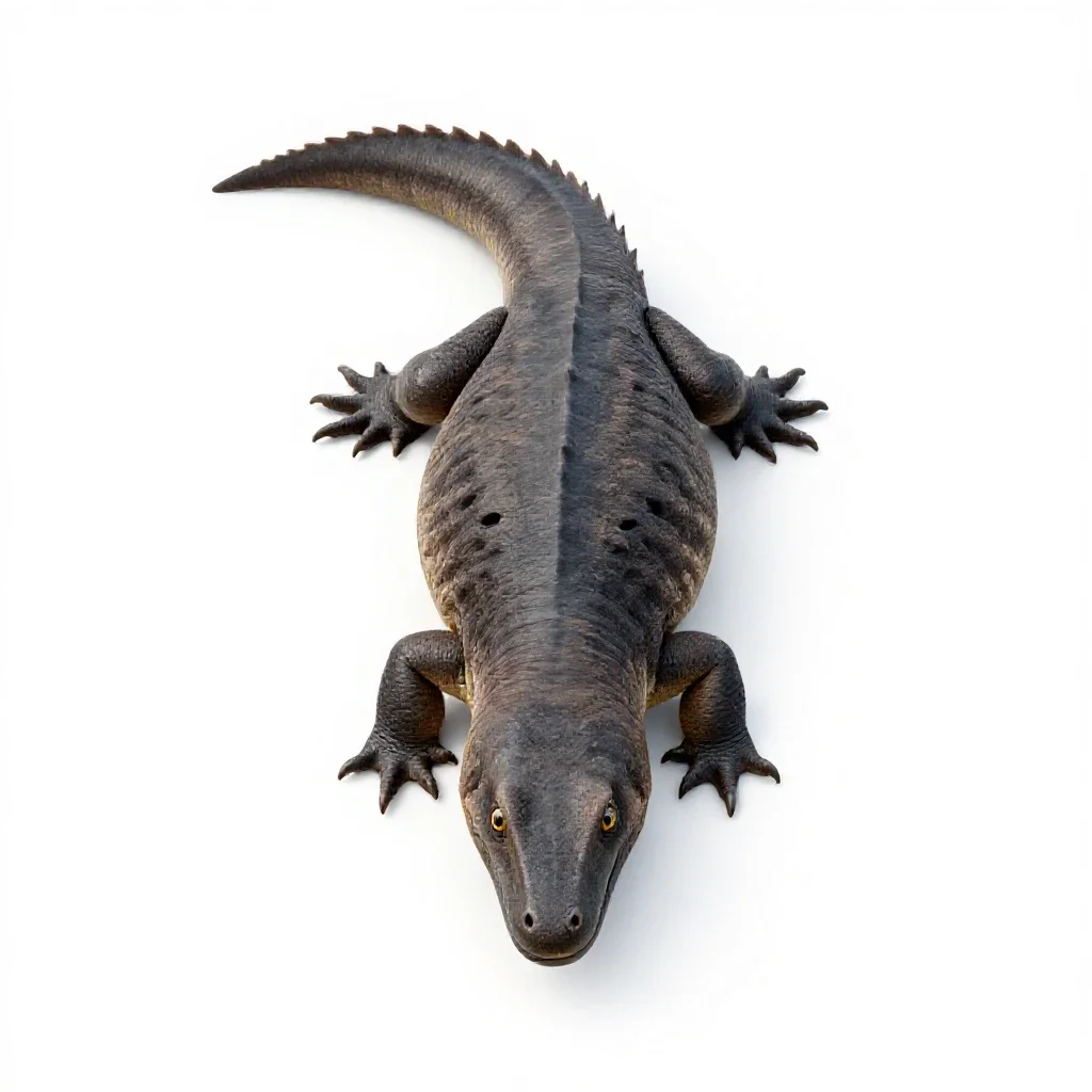 Synapsid isolated on a white background