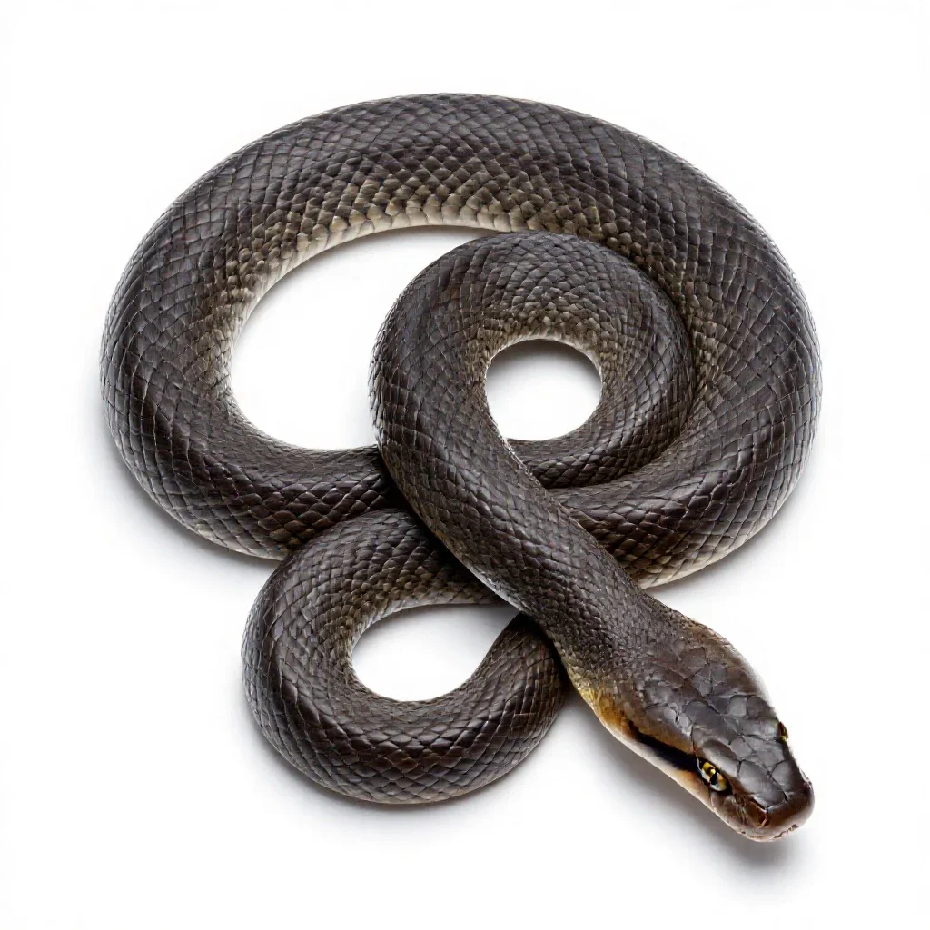 Taipan isolated on a white background