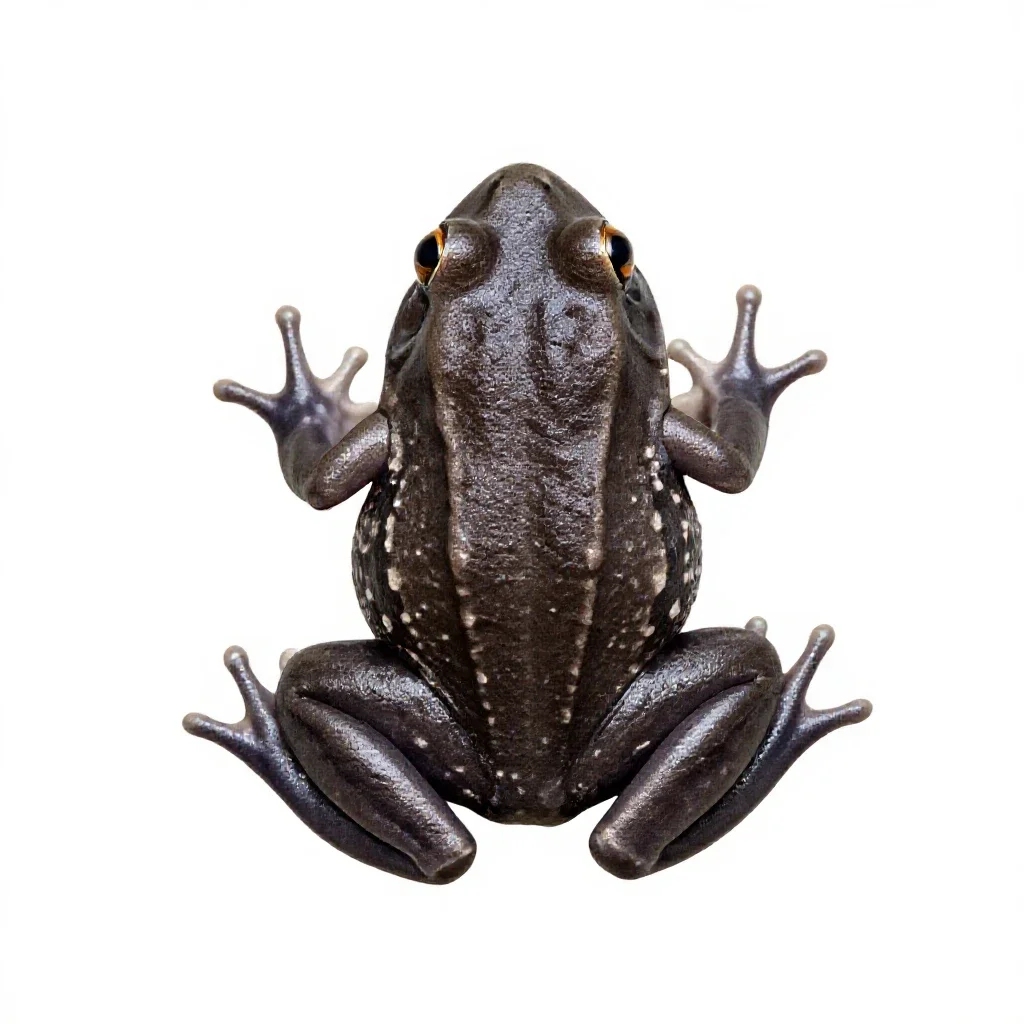 Tarahumara frog isolated on a white background