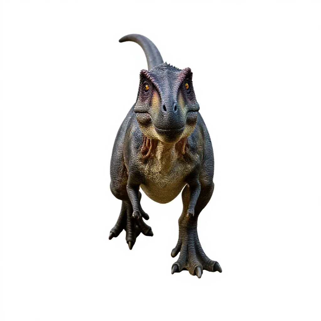 Theropod isolated on a white background