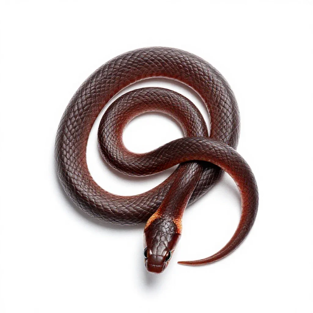 Thunder snake isolated on a white background