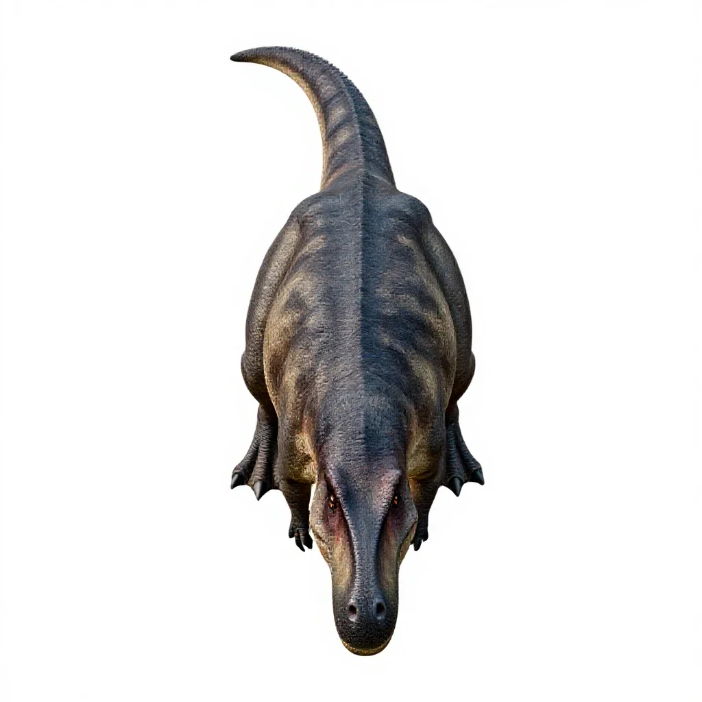 Trachodon isolated on a white background