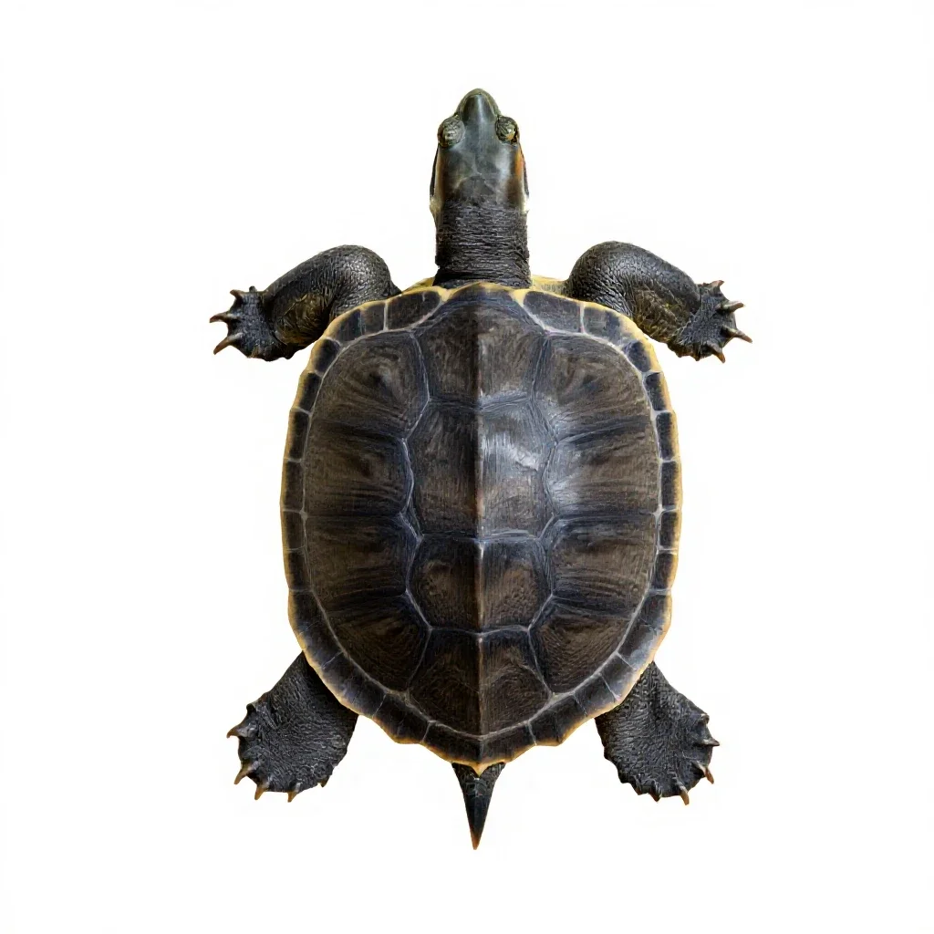 Turtle isolated on a white background