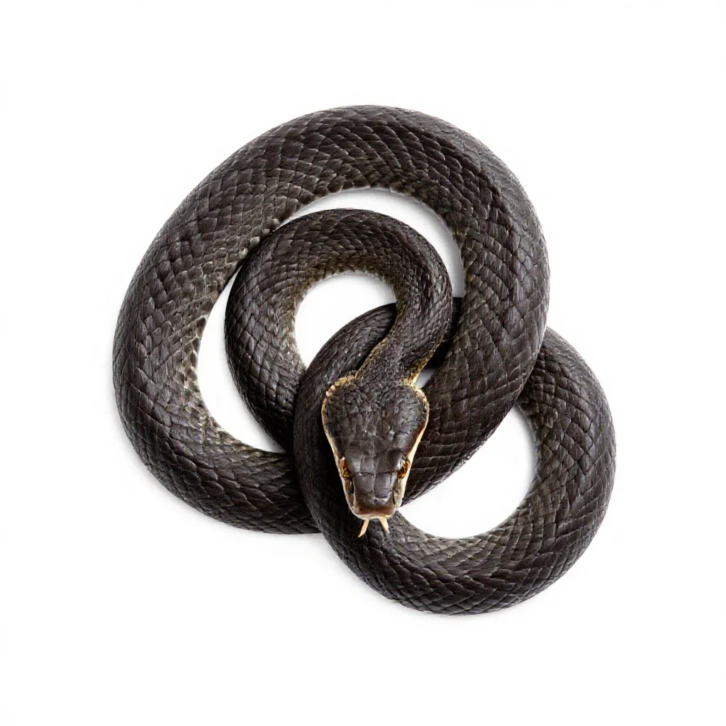 Viper isolated on a white background