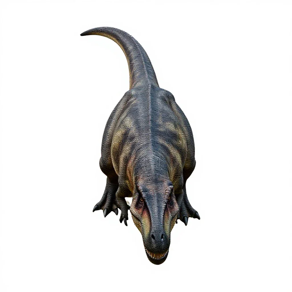 Allosaur isolated on a white background