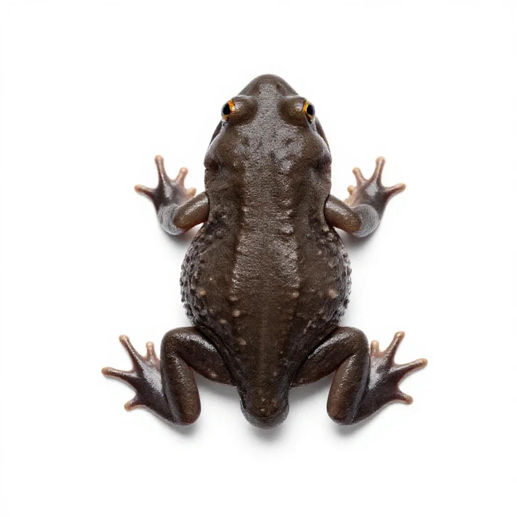 Amphibian isolated on a white background