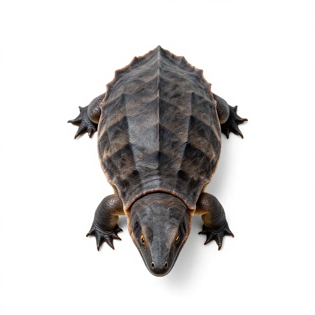 Anapsid isolated on a white background