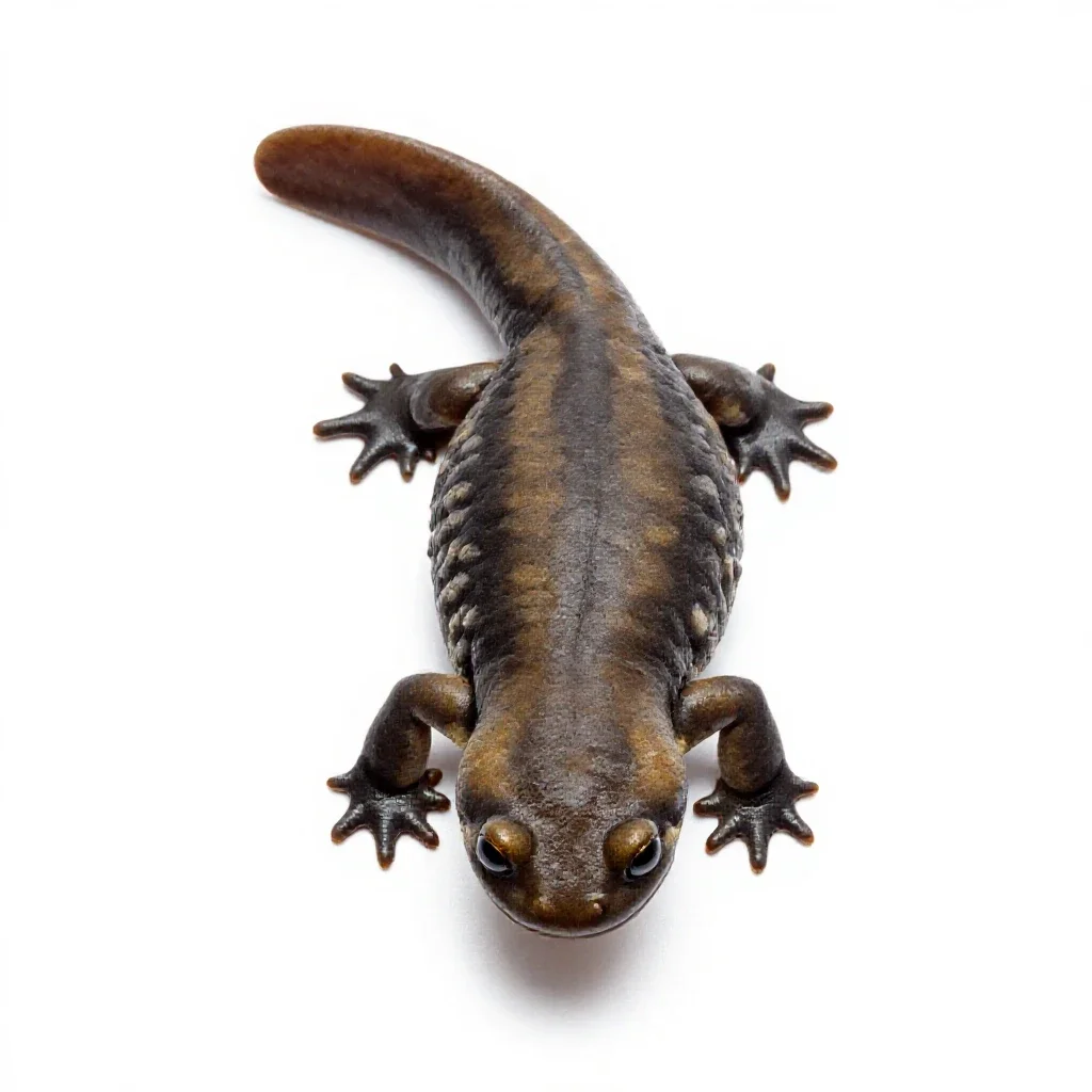 Arboreal salamander isolated on a white background