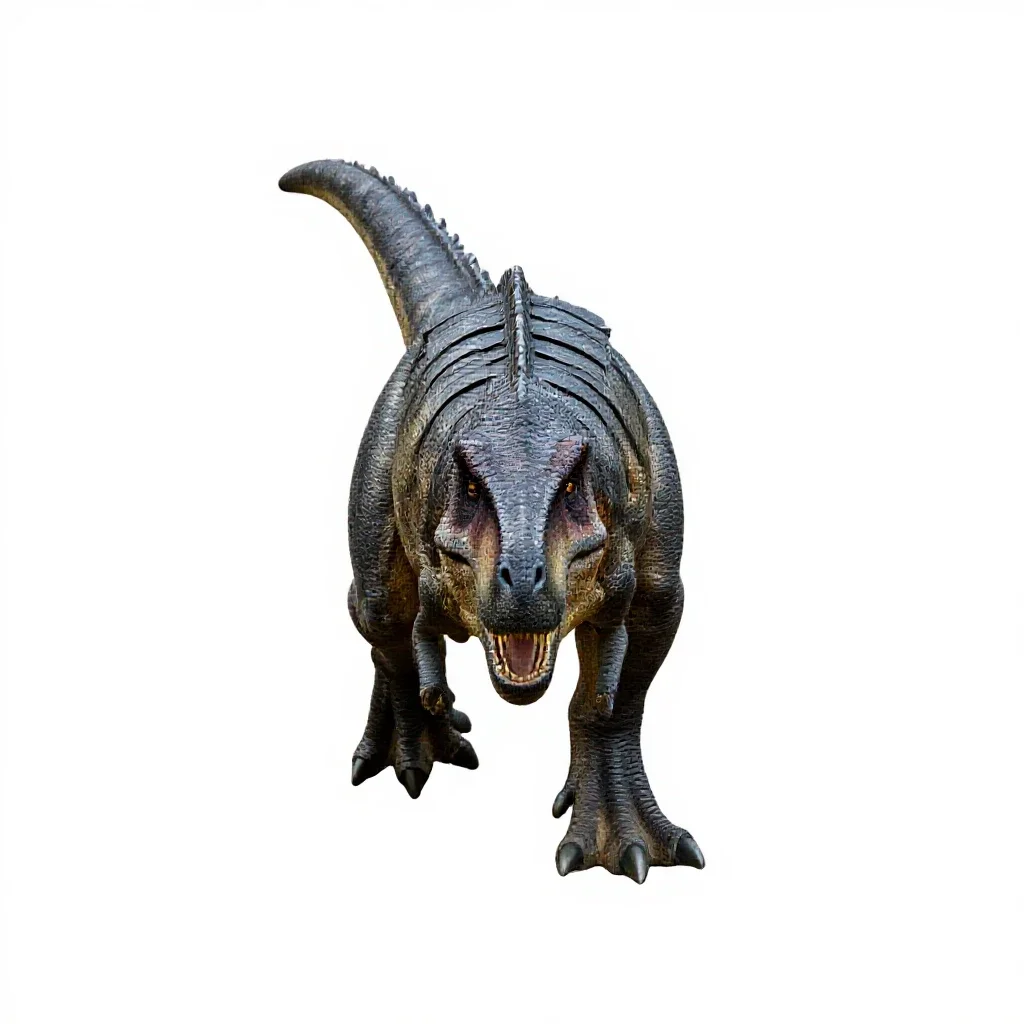 Armored dinosaur isolated on a white background