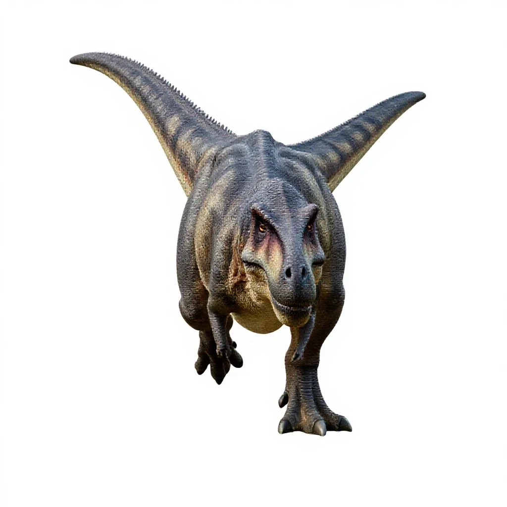Edmontosaurus isolated on a white background