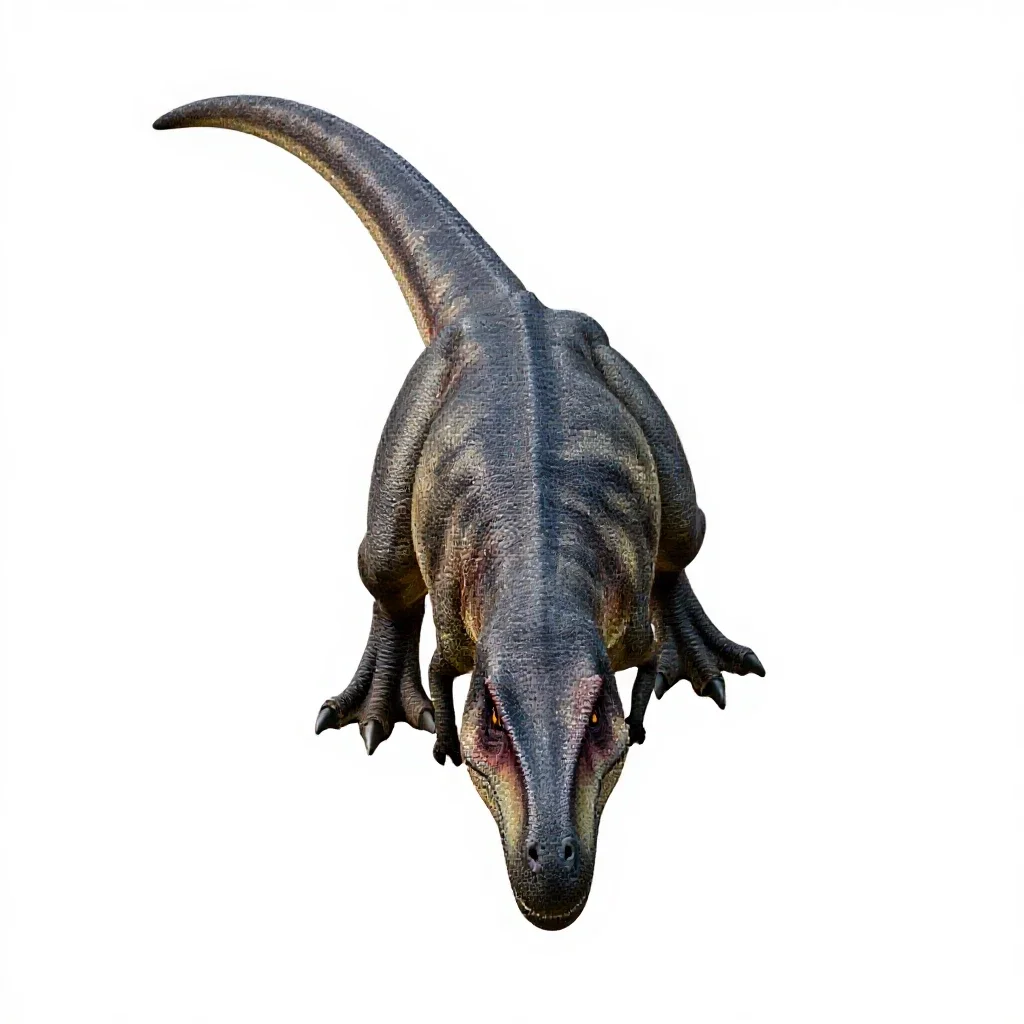 Eoraptor isolated on a white background
