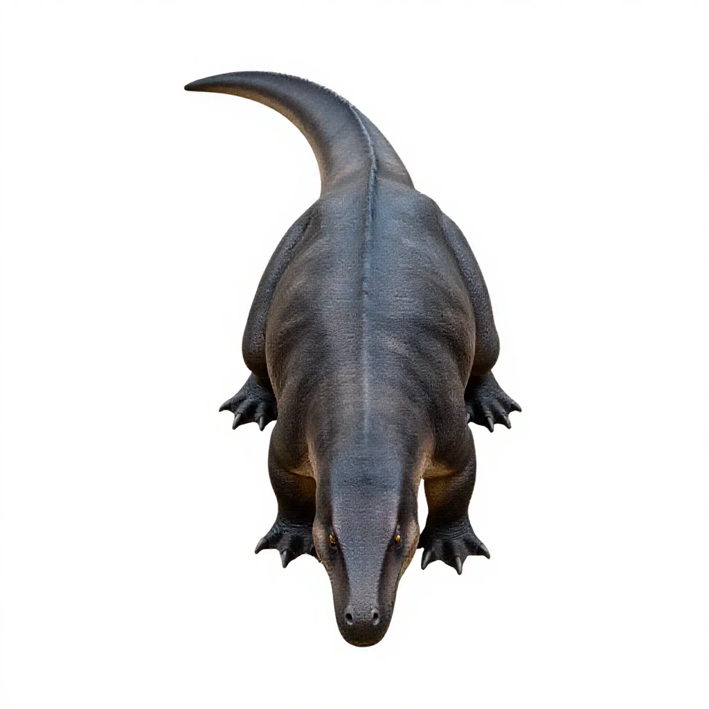 Ictodosaur isolated on a white background