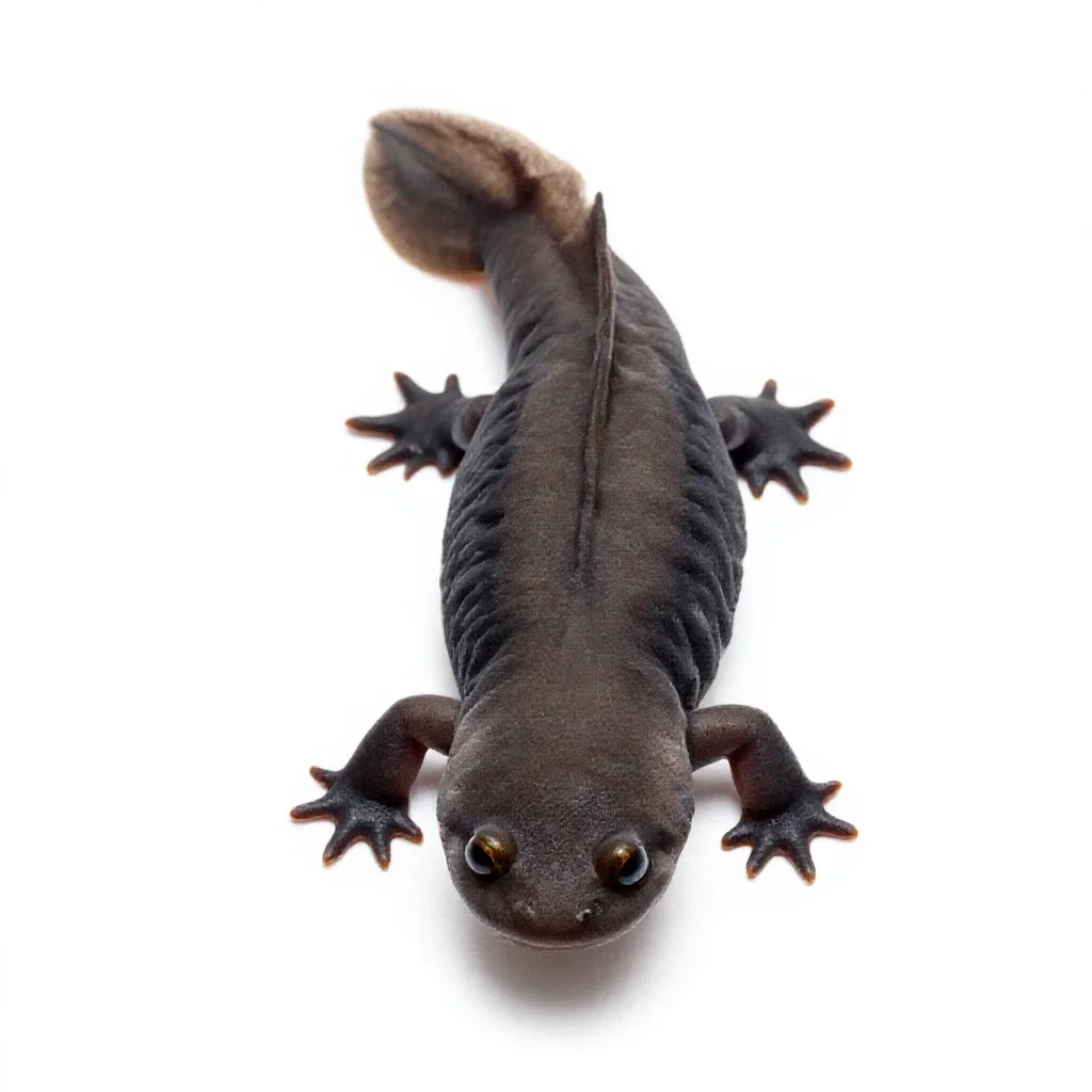 Olm isolated on a white background