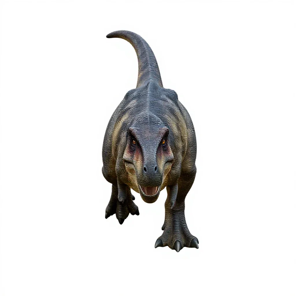 Ornithopod isolated on a white background