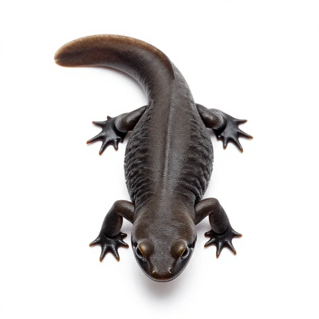Urodele isolated on a white background