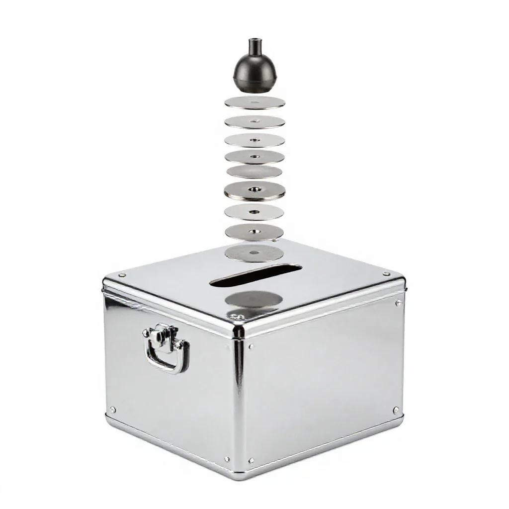 Ballot box isolated on a white background