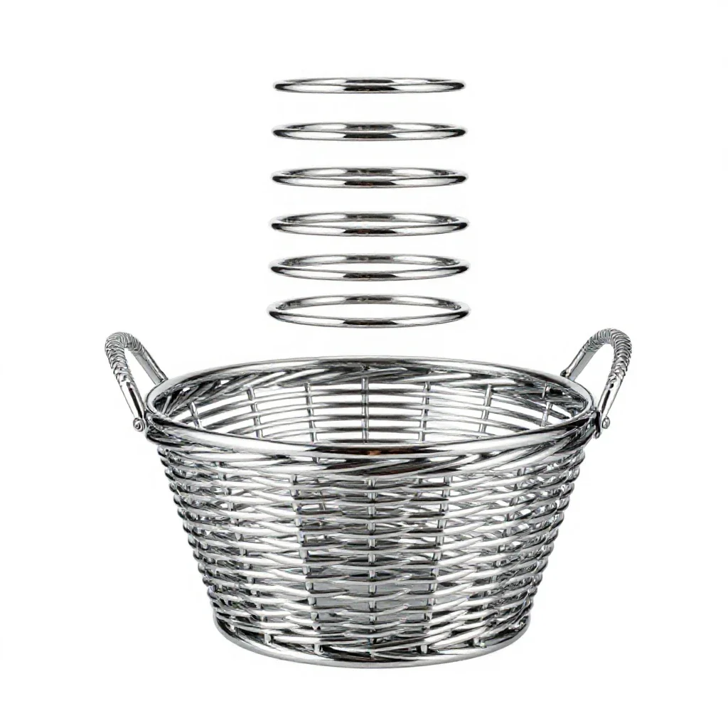 Basket isolated on a white background