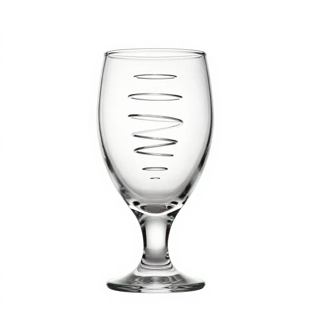 Beer glass isolated on a white background