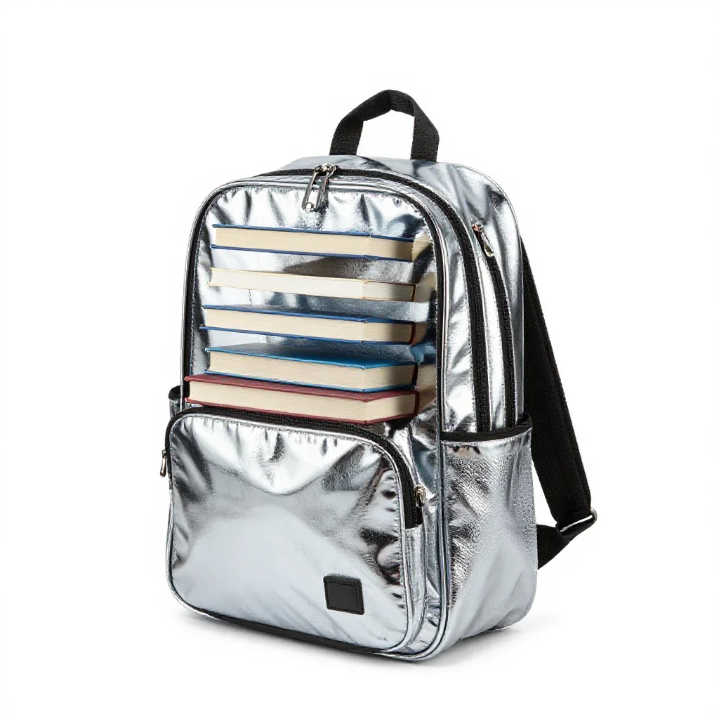 Book bag isolated on a white background