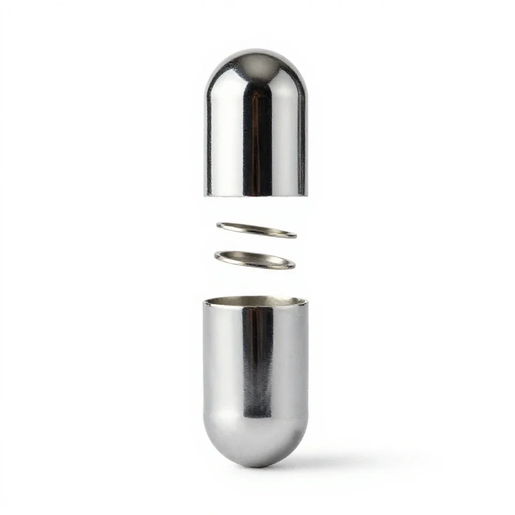 Capsule isolated on a white background