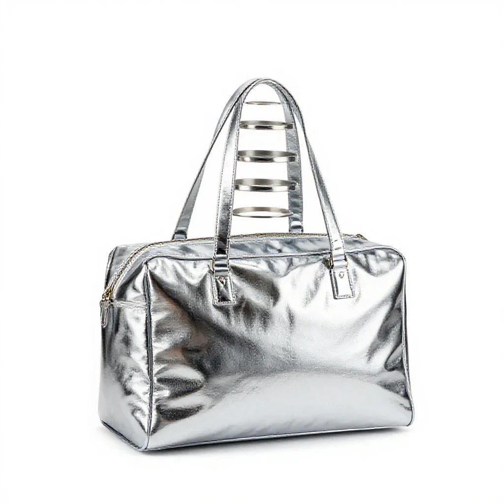 Carpetbag isolated on a white background