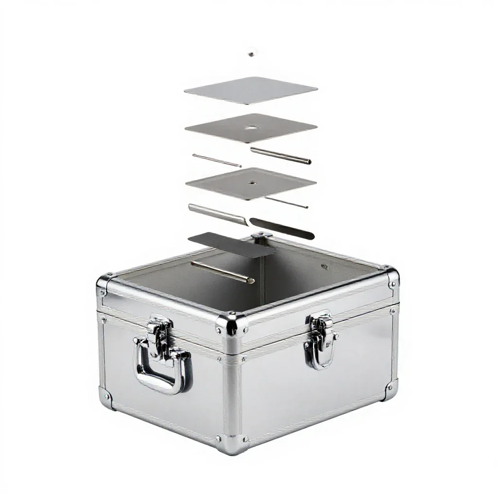 Cashbox isolated on a white background