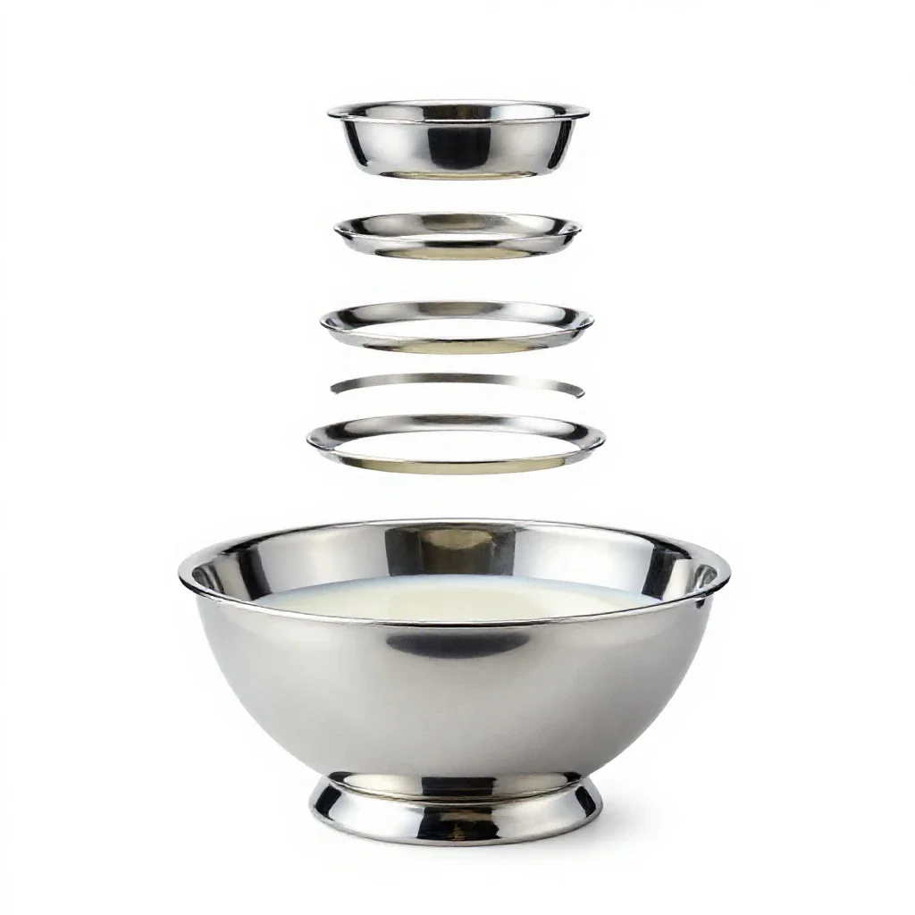 Churn isolated on a white background