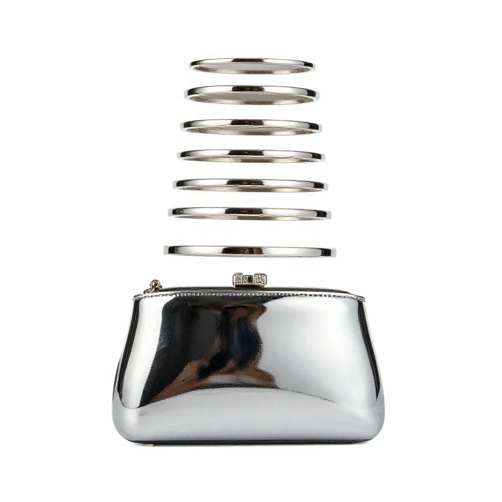 Clutch bag isolated on a white background